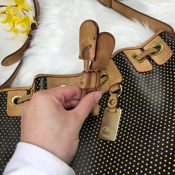 SALE Dooney & Bourke Vintage Drawstring Bucket Bag - Picture 4 of 16